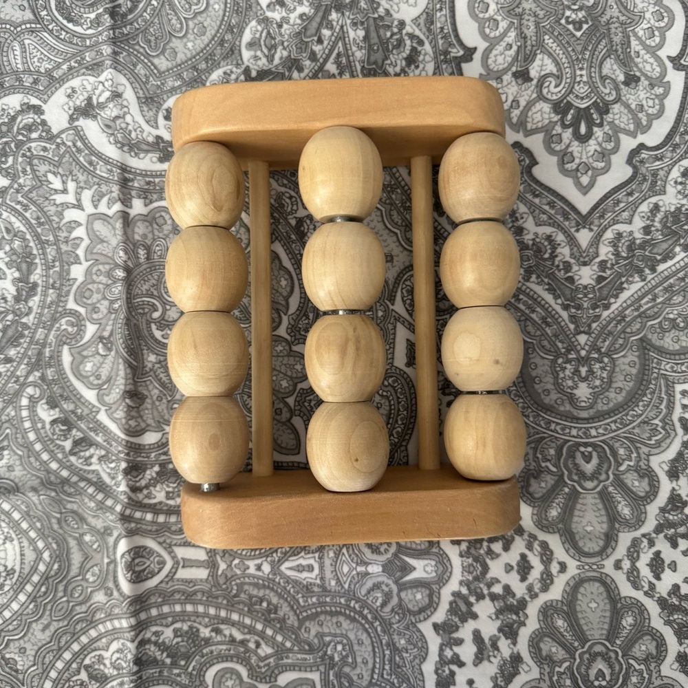 GAIAM Natural Wood Roller Massager